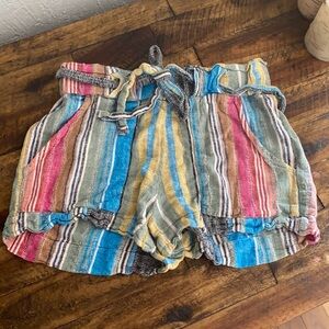 Indigo Rein Colorful Mini Shorts Size Small